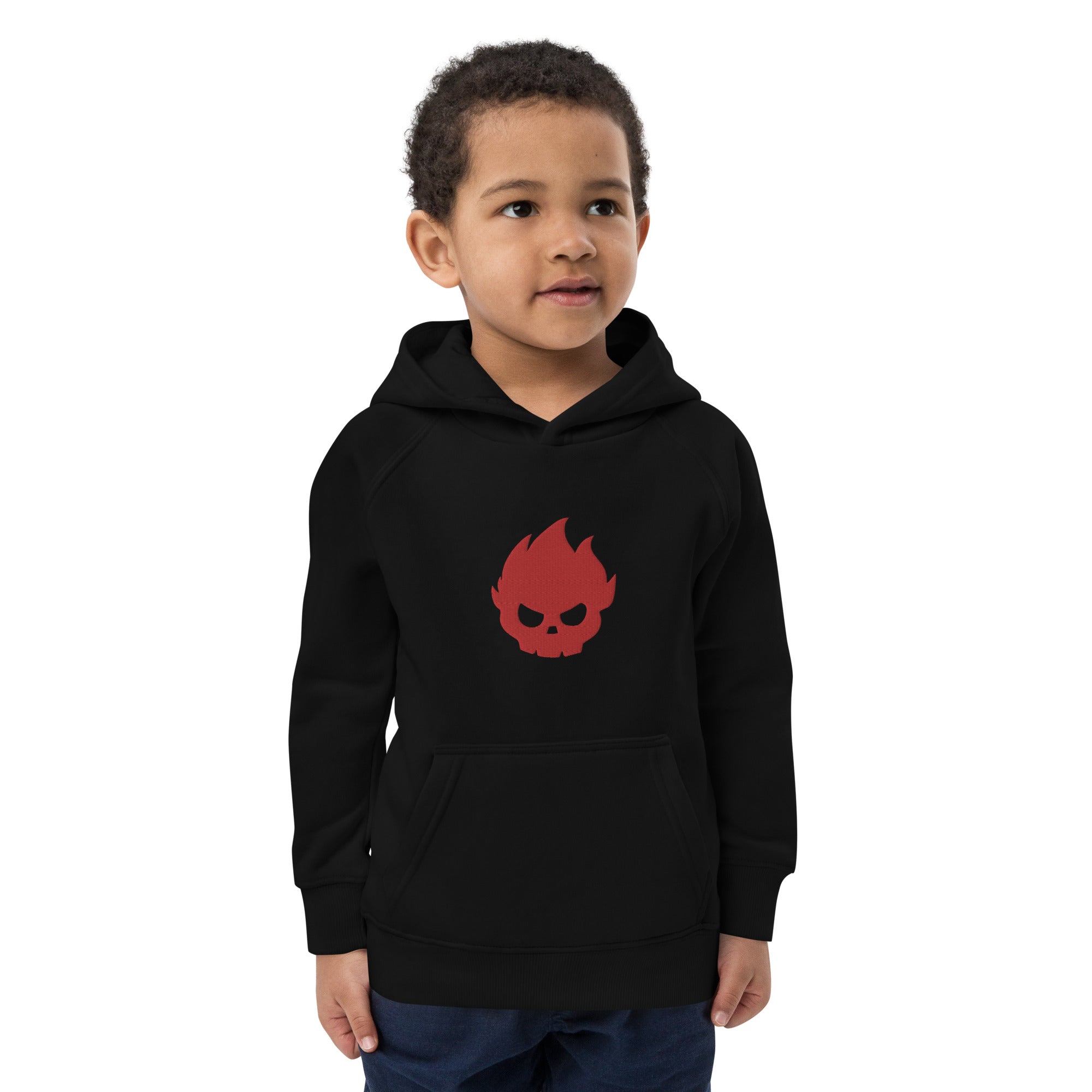 Kid hoodie Red logo