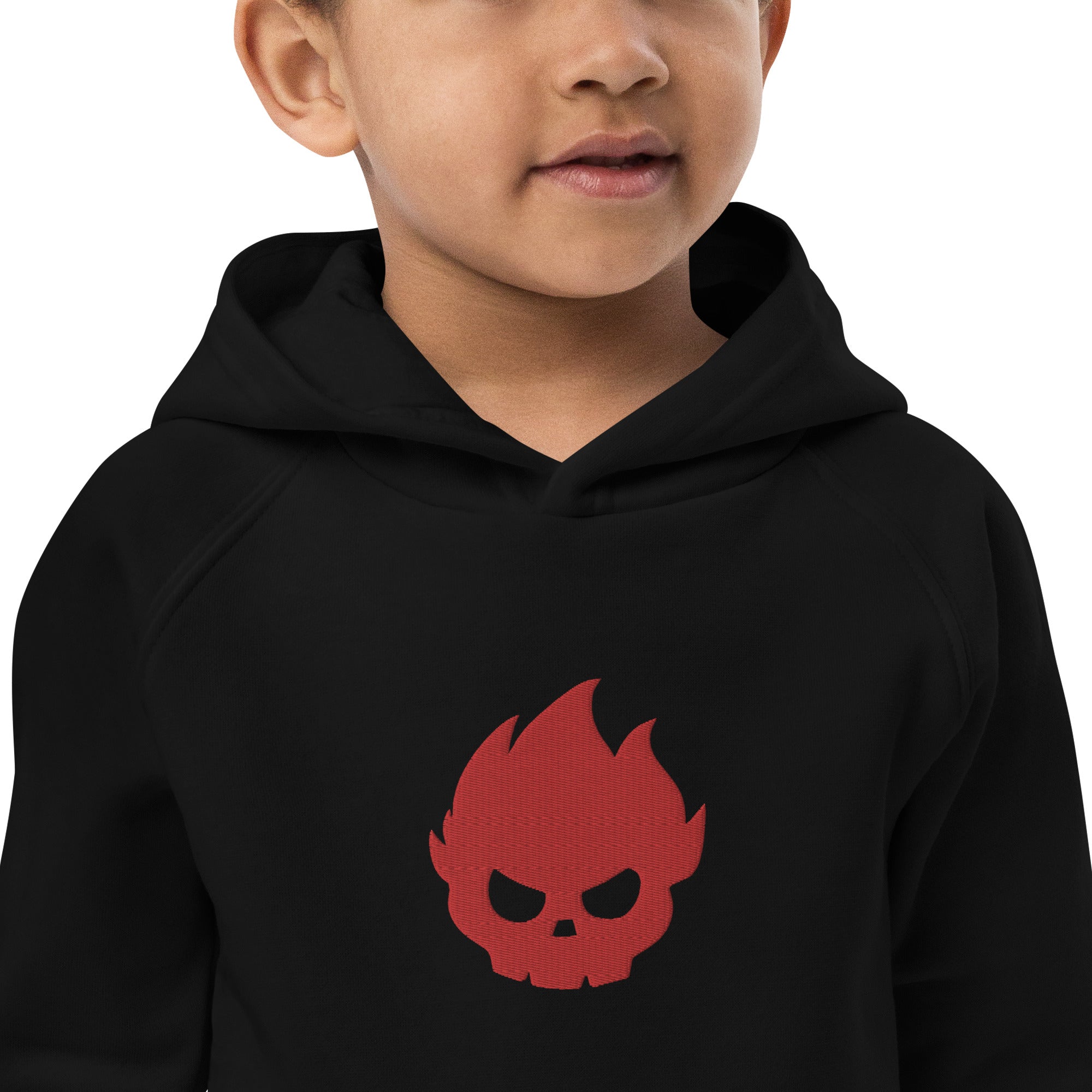 Kid hoodie Red logo