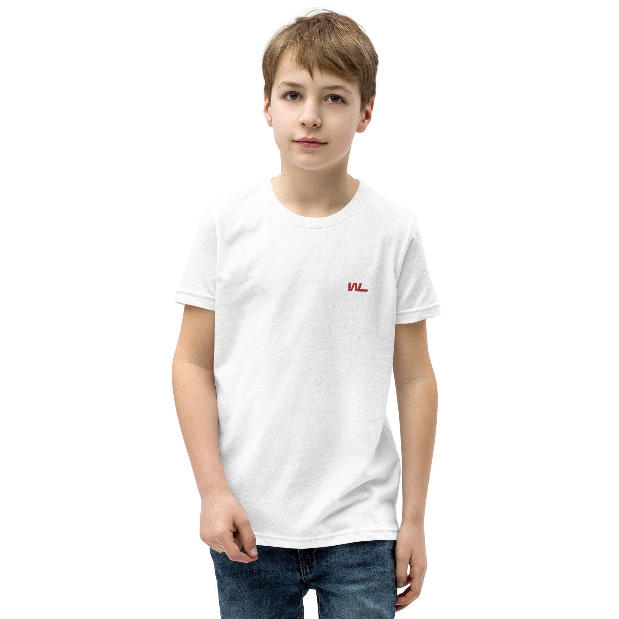 Youth T-Shirt red logo